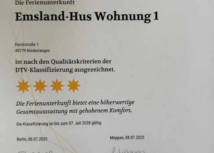 公寓 Emsland Hus Wg1 *